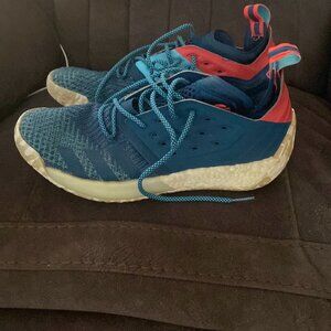 Adidas Harden Vol 2 Shoes 11 Mens Blue Athletic Sneakers Basketball